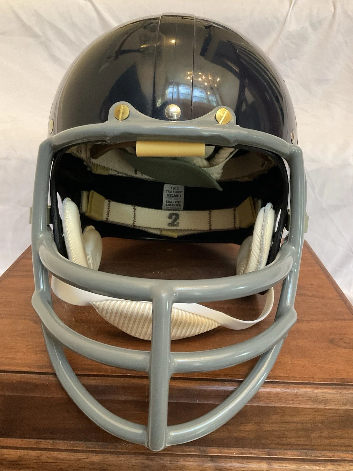 Original Riddell 1971 Chicago Bears Kra-Lite TK2 Game Football Helmet Butkus WESTBROOKSPORTSCARDS