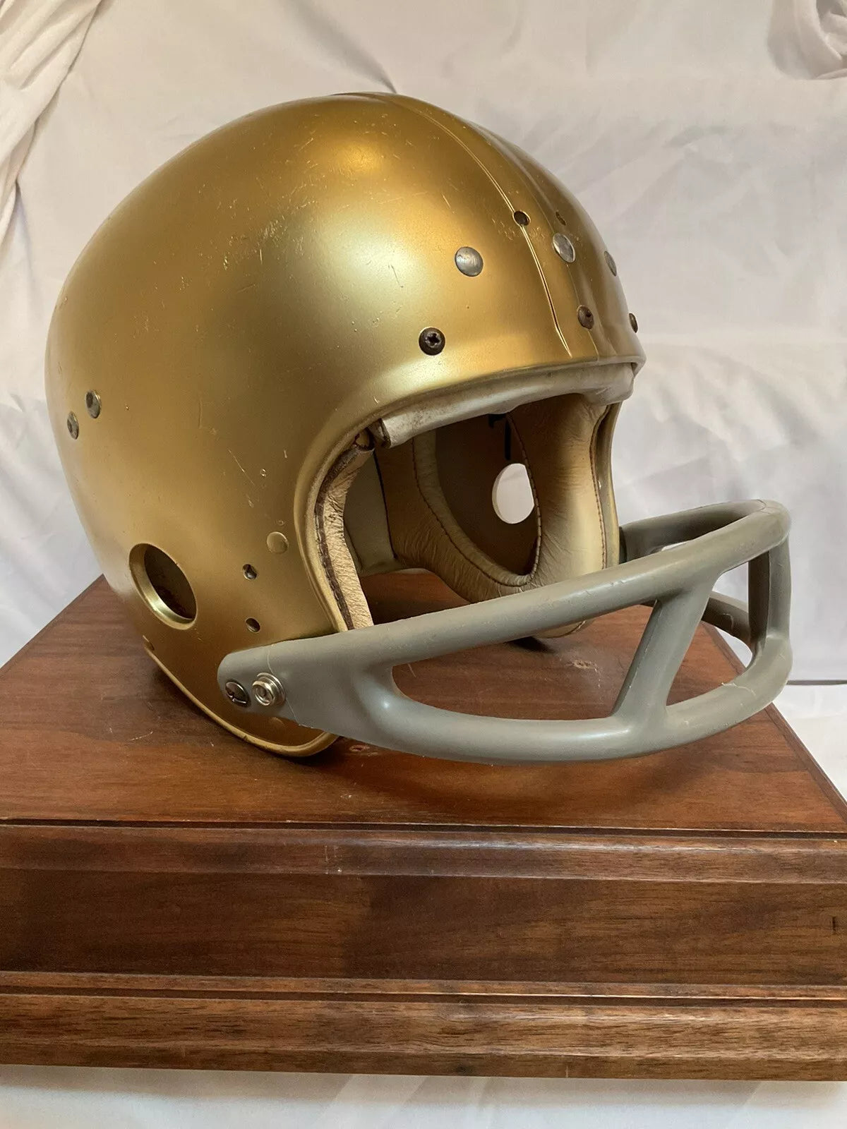 Vintage 1970s Wilson Football Helmet Notre Dame Fighting Irish Joe Theismann Sports Mem, Cards & Fan Shop:Fan Apparel & Souvenirs:Football-NFL Wilson