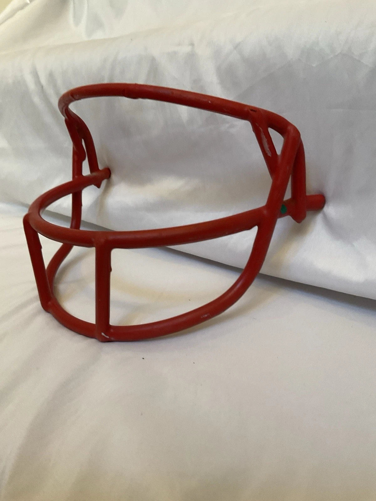 Vintage Red Schutt 1969 OPO Green Dot Football Helmet Facemask - RARE WESTBROOKSPORTSCARDS