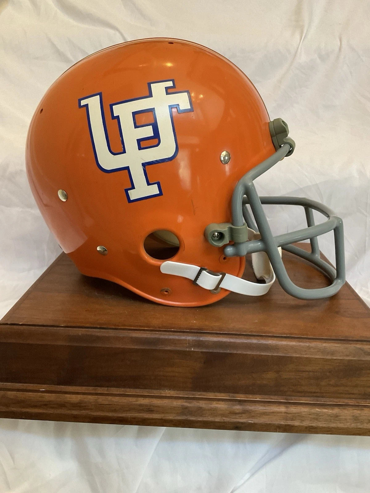 Original Riddell 1972 Florida Gators Kra-Lite TK2 Game Football Helmet WESTBROOKSPORTSCARDS