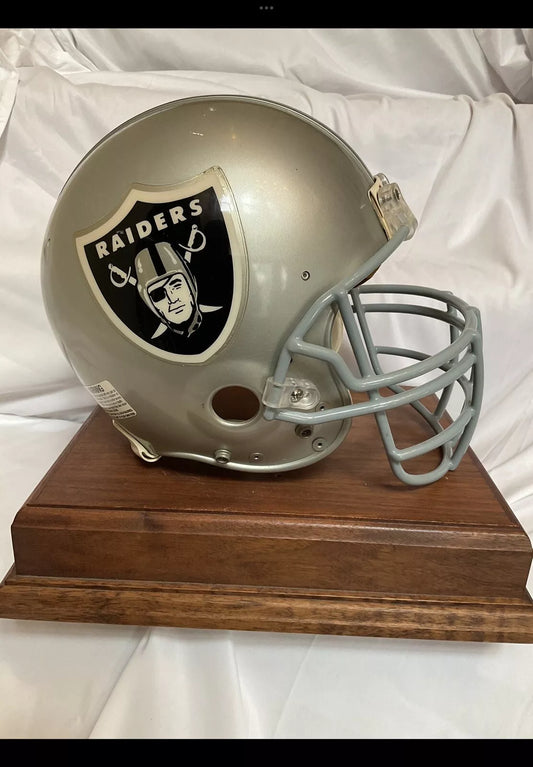 Vintage Riddell VSR-1 Oakland Raiders Game Football Helmet JOP-DW Facemask  WESTBROOKSPORTSCARDS