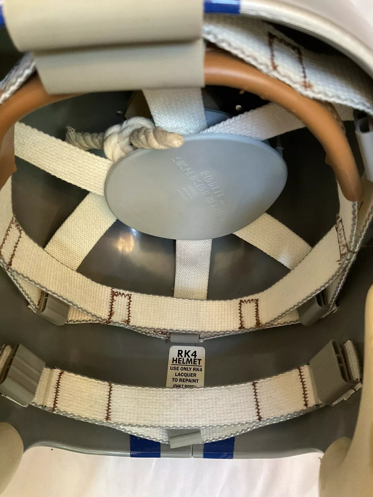 Riddell Kra-Lite RK4 Football Helmet 1962 Detroit Lions Yale Lary Autographed WESTBROOKSPORTSCARDS