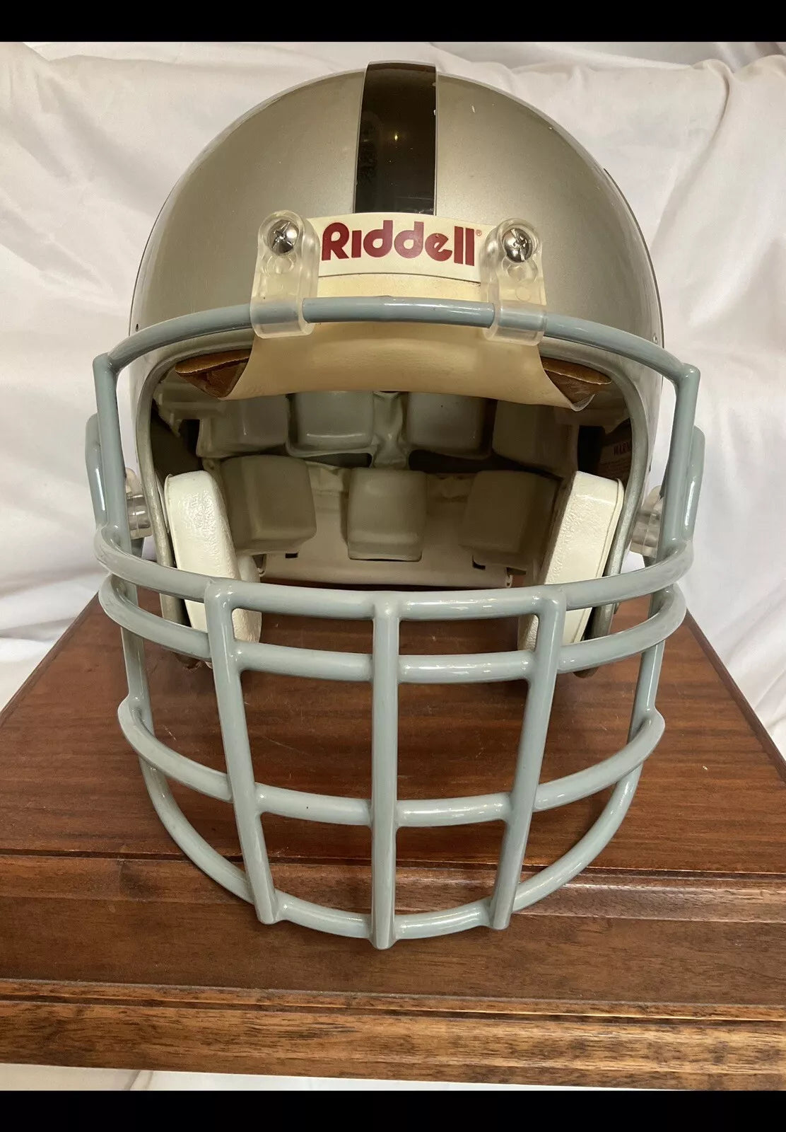 Vintage Riddell VSR-1 Oakland Raiders Game Football Helmet JOP-DW Facemask  WESTBROOKSPORTSCARDS