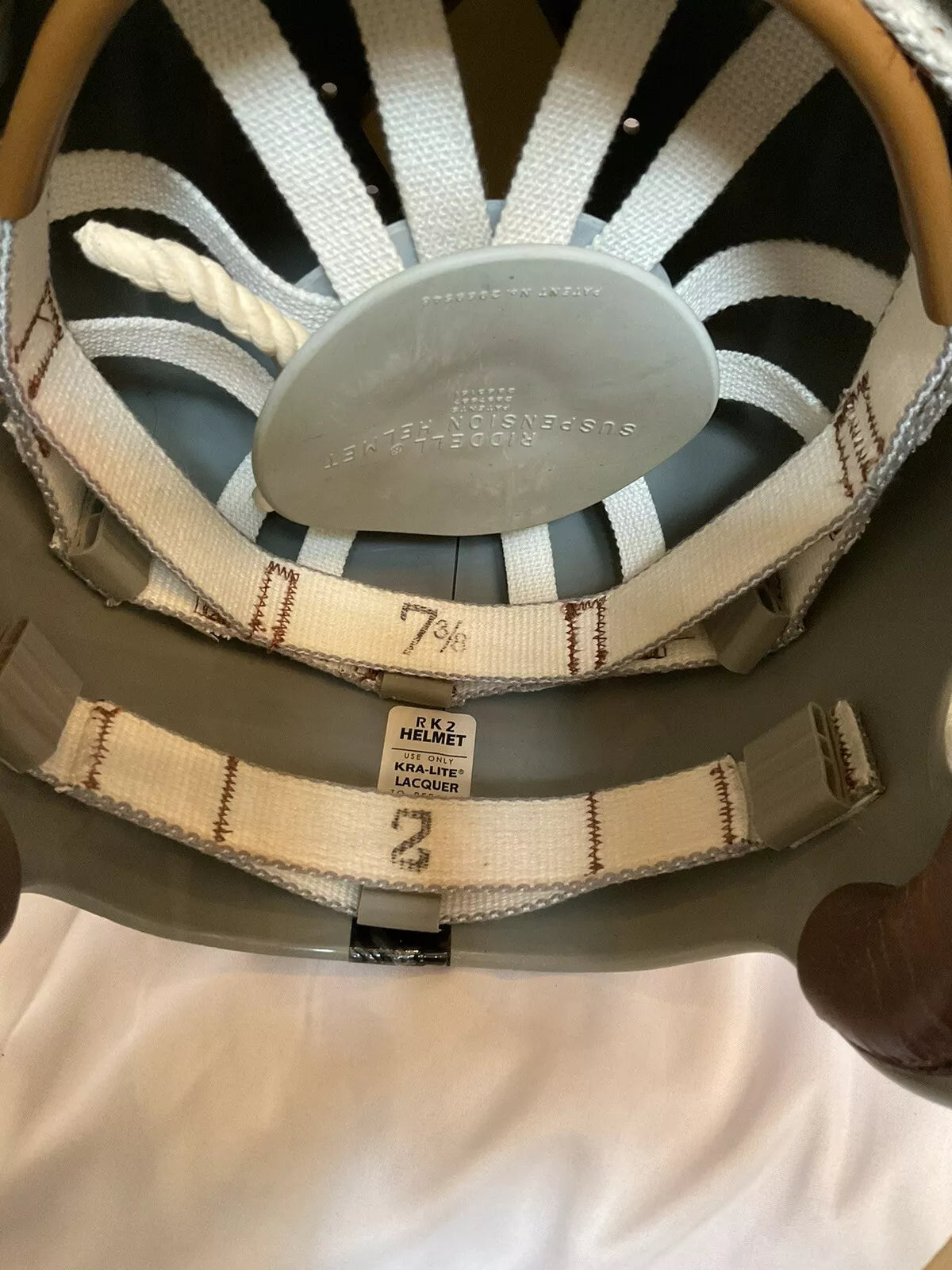 Riddell Kra-Lite RK2 Suspension Football Helmet Oakland Raiders Jim Otto  WESTBROOKSPORTSCARDS