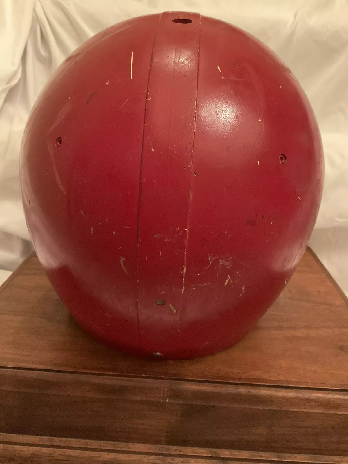 Vintage Original Riddell PAC44 1980 White Football Helmet Red Paint WESTBROOKSPORTSCARDS