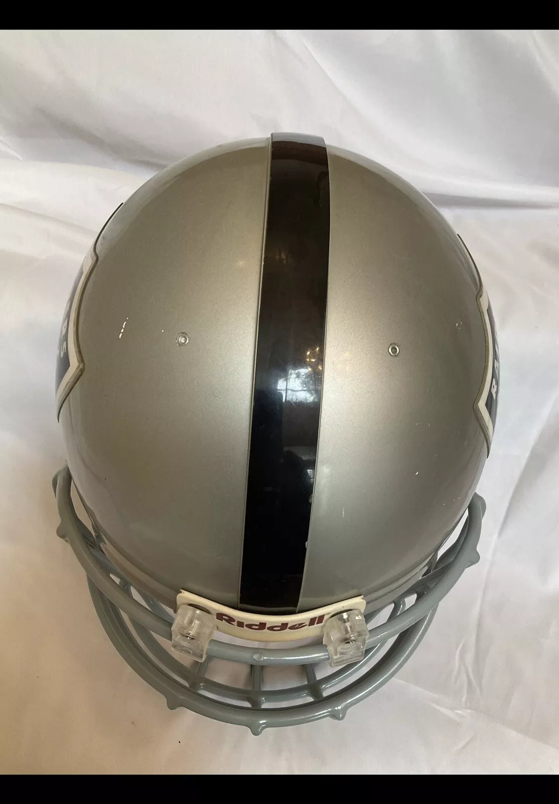 Vintage Riddell VSR-1 Oakland Raiders Game Football Helmet JOP-DW Facemask  WESTBROOKSPORTSCARDS