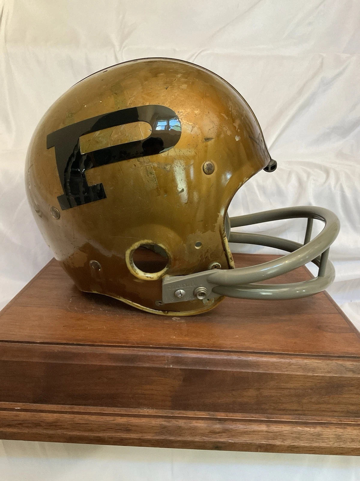 Vintage Game Used Riddell TK5 Kra-Lite Football Helmet Purdue Boilermakers? WESTBROOKSPORTSCARDS
