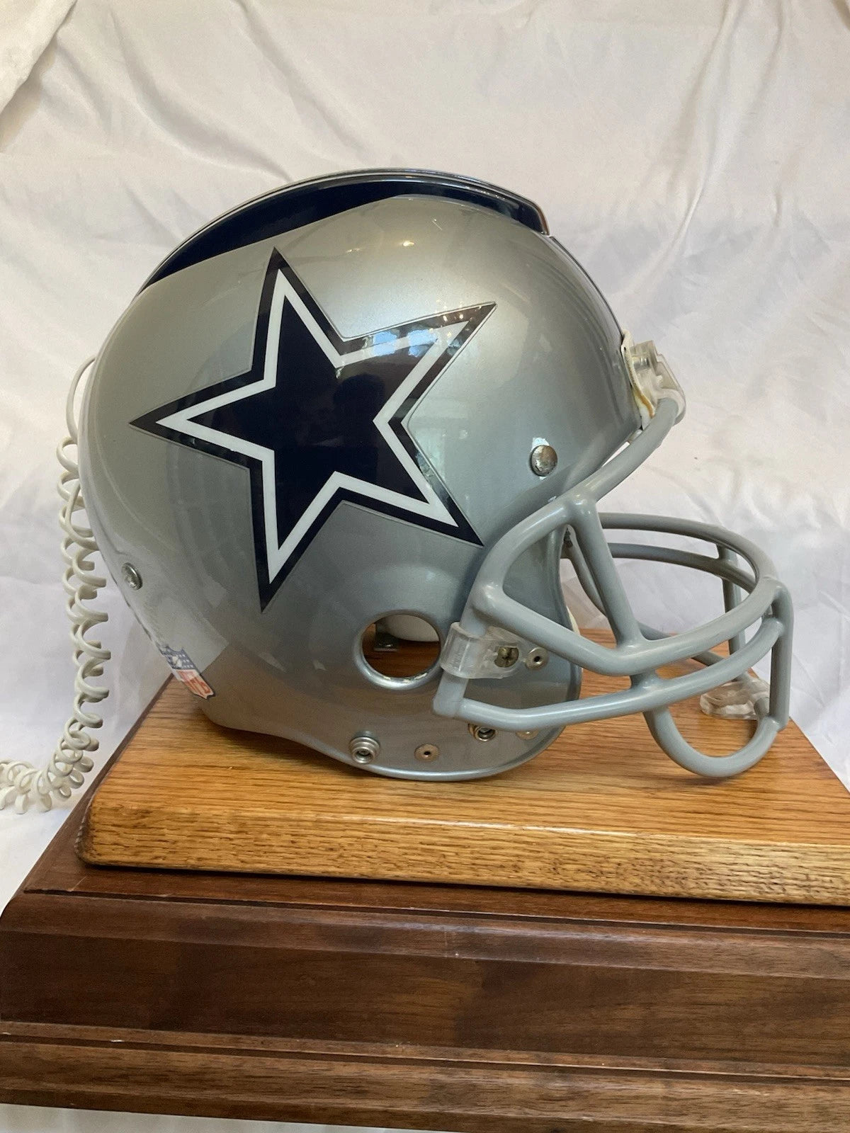 RIddell Nardi Football Helmet Draft Day Phone Officially Licensed Dallas Cowboys WESTBROOKSPORTSCARDS