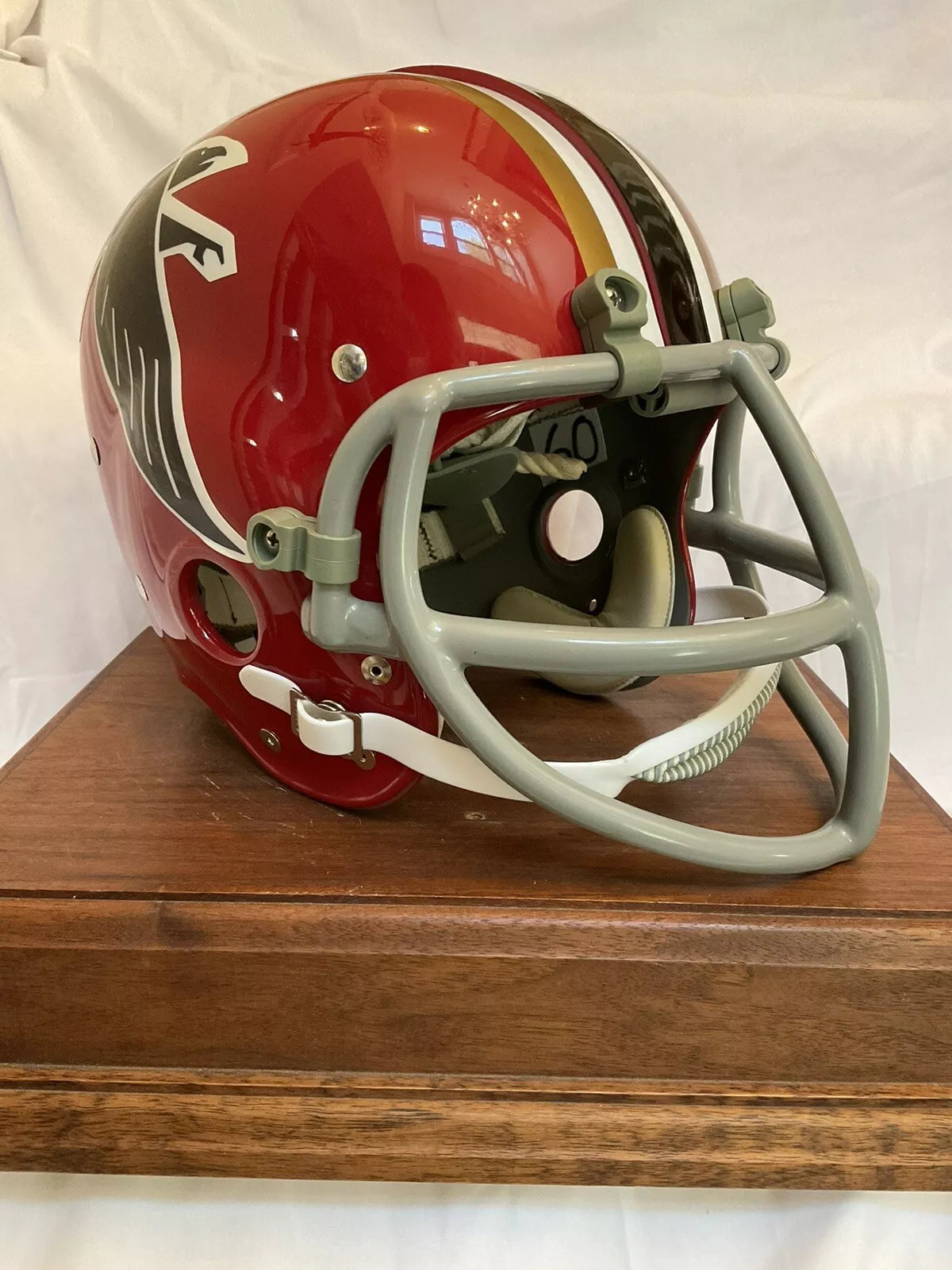 RK2 Style Football Helmet 1966 Atlanta Falcons Tommy Nobis Rookie Year WESTBROOKSPORTSCARDS