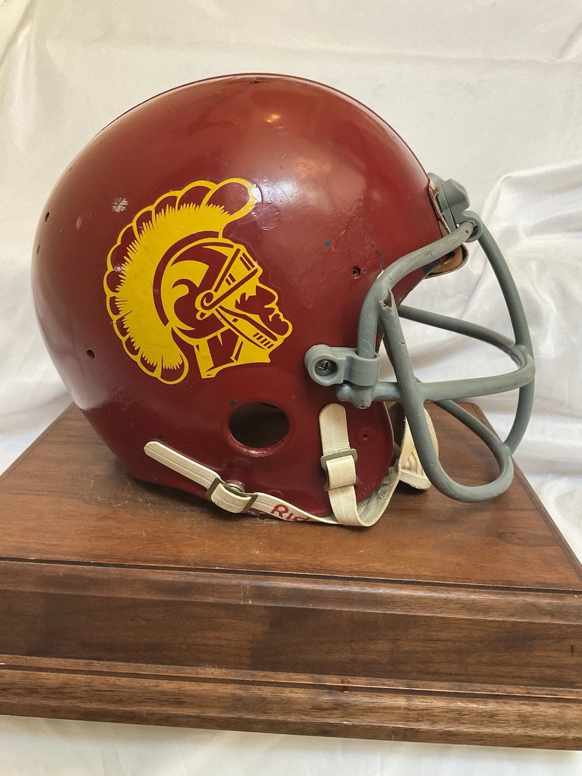 1974 USC Trojans Authentic Game Used Riddell Kra-Lite Football Helmet Schutt NOP WESTBROOKSPORTSCARDS