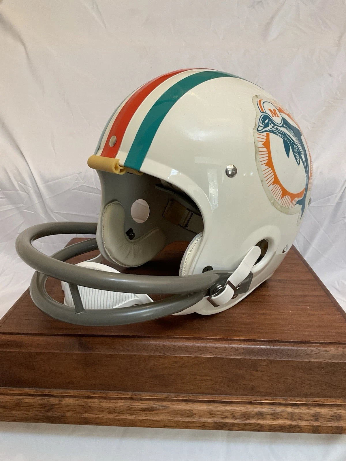 Vintage Riddell TK2 Football Helmet Miami Dolphins Paul Warfield WESTBROOKSPORTSCARDS