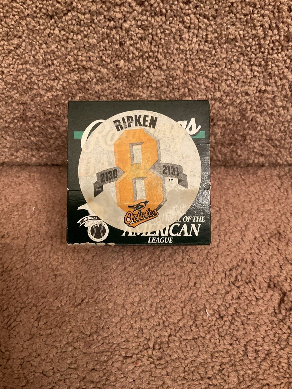 Cal Ripken Consecutive Games Played Commemorative Rawlings Game Baseball NIB WESTBROOKSPORTSCARDS