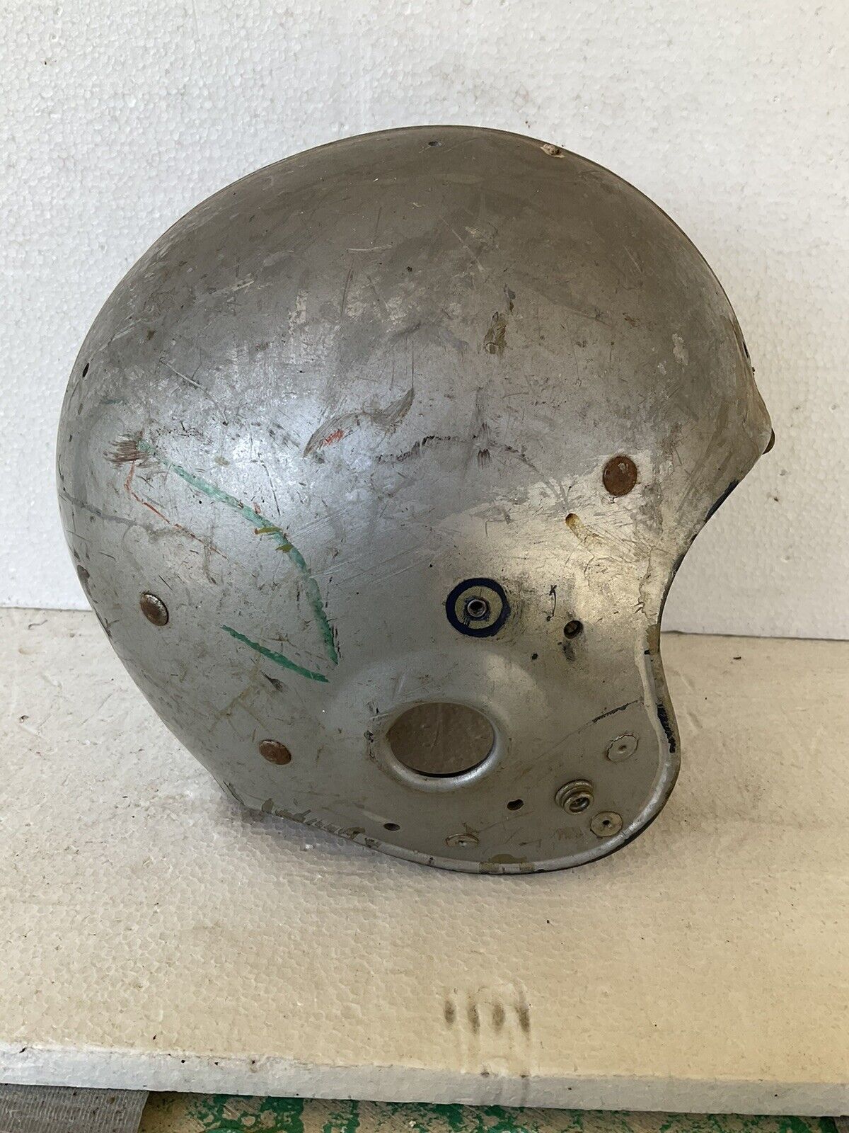 Vintage Original Riddell Kra-Lite II Football Helmet 1972 WESTBROOKSPORTSCARDS