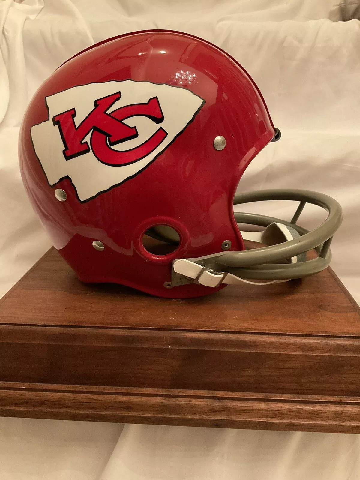 Kansas City Chiefs RIDDell Classic RK2 Football Helmet Len Dawson Super Bowl IV WESTBROOKSPORTSCARDS
