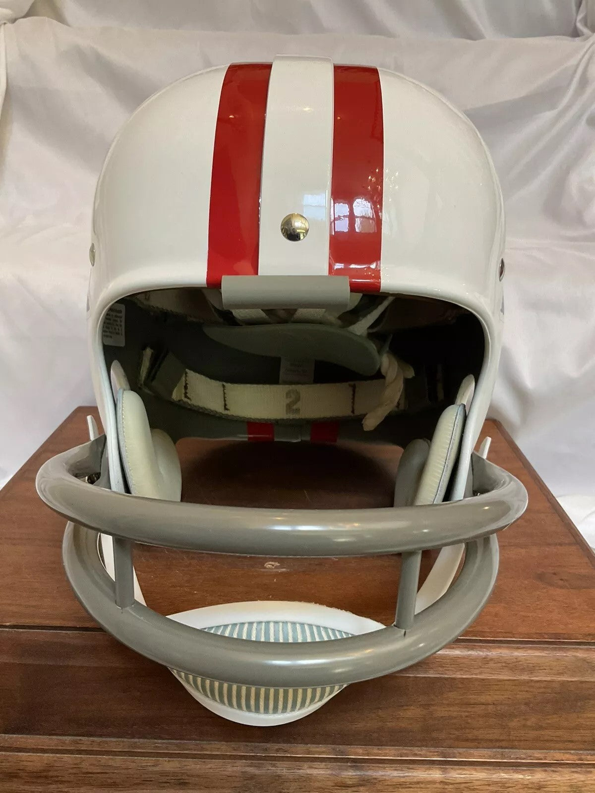 RK2 Vintage Style 1963 Boston Patriots Custom Football Helmet Thin Mil Decals WESTBROOKSPORTSCARDS
