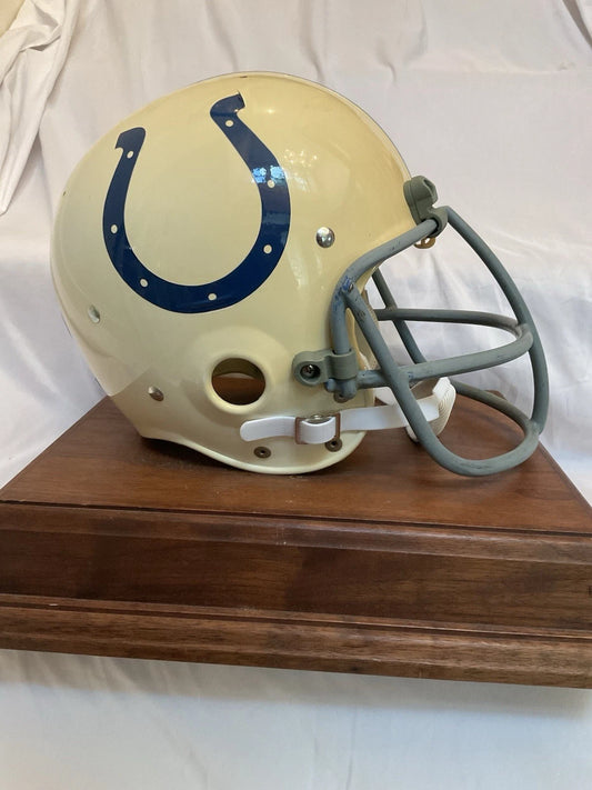 Original Riddell 1971 Baltimore Colts Kra-Lite TK2 Game Football Helmet Curtis WESTBROOKSPORTSCARDS