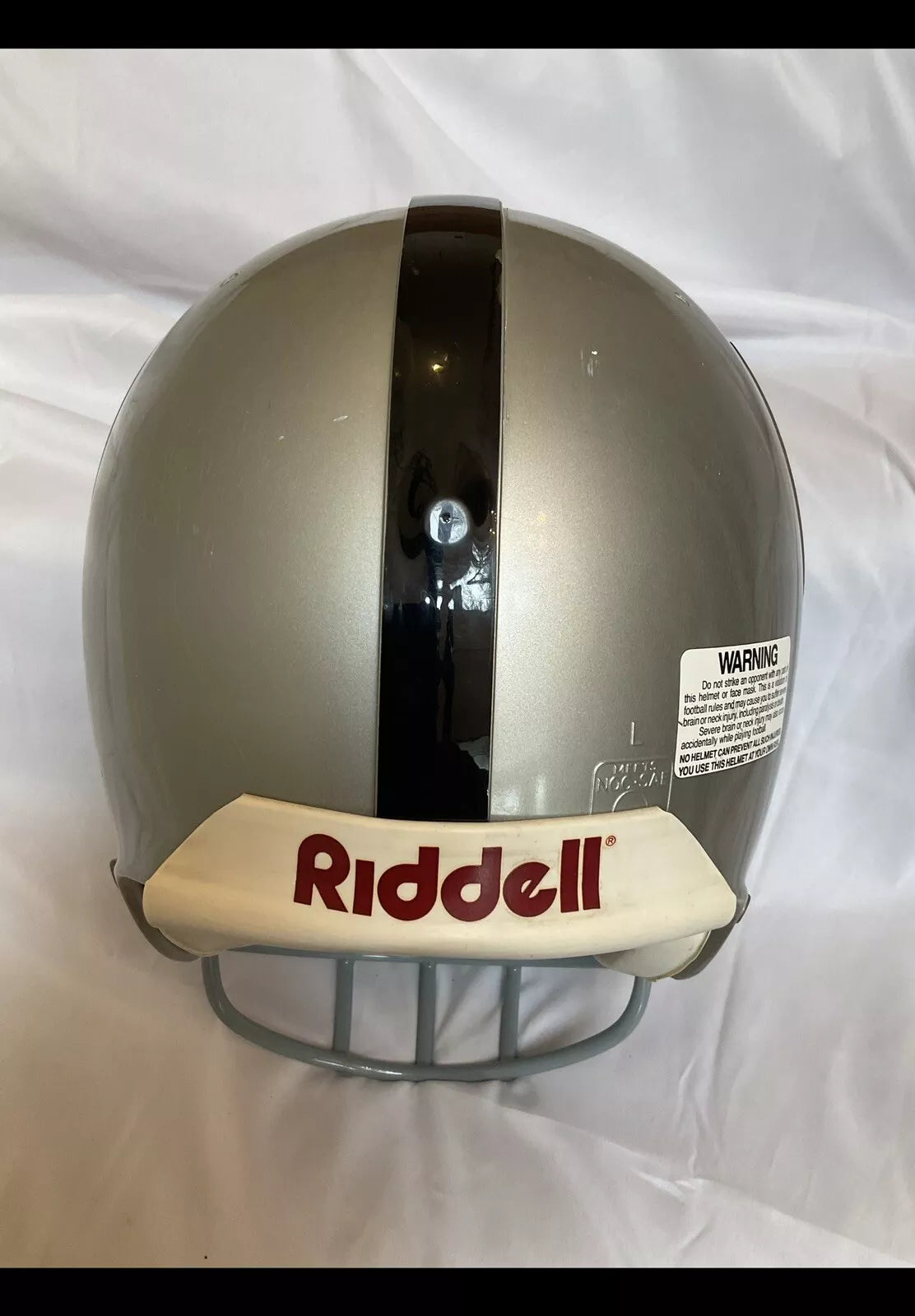 Vintage Riddell VSR-1 Oakland Raiders Game Football Helmet JOP-DW Facemask WESTBROOKSPORTSCARDS