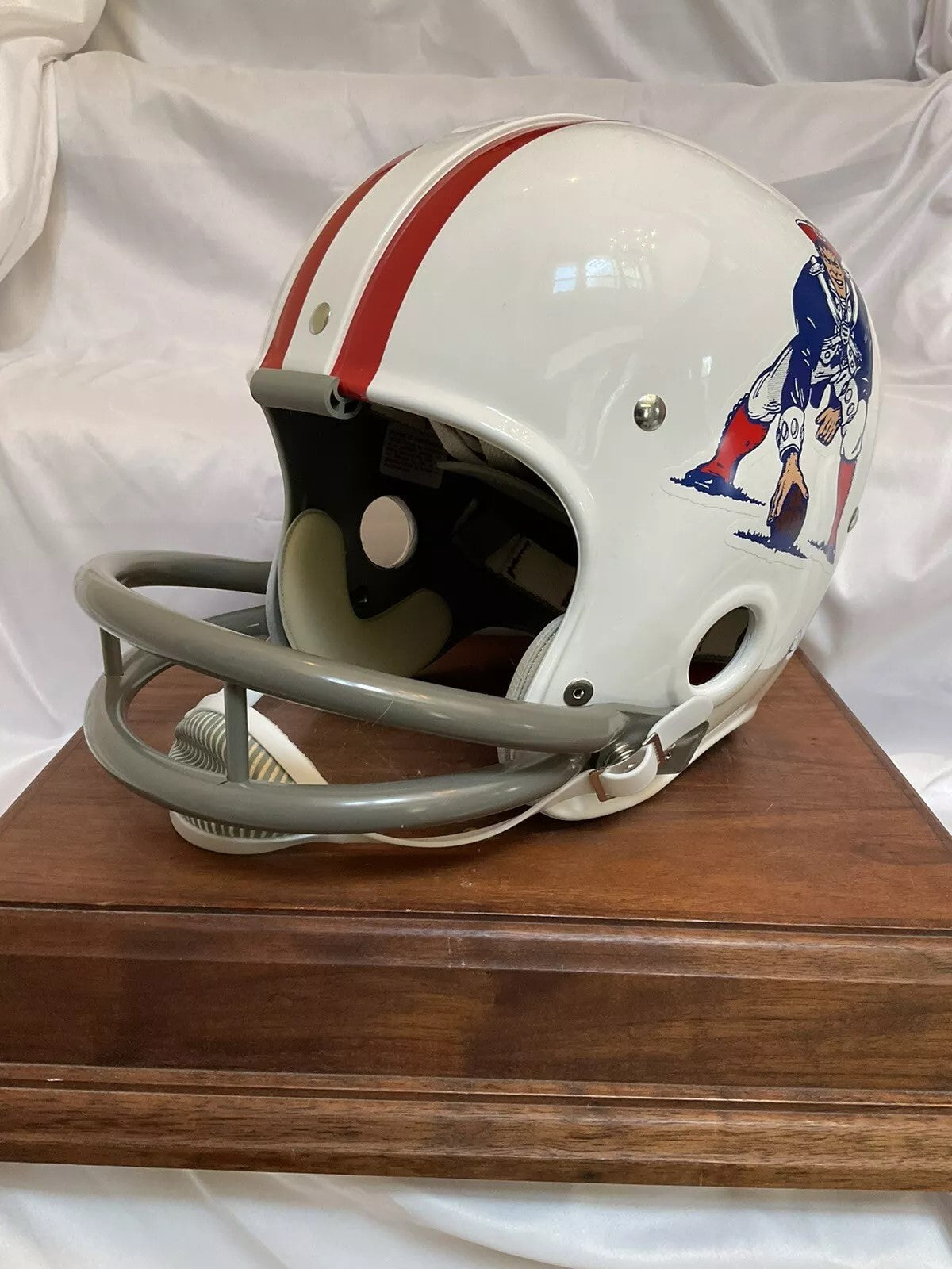 RK2 Vintage Style 1963 Boston Patriots Custom Football Helmet Thin Mil Decals WESTBROOKSPORTSCARDS