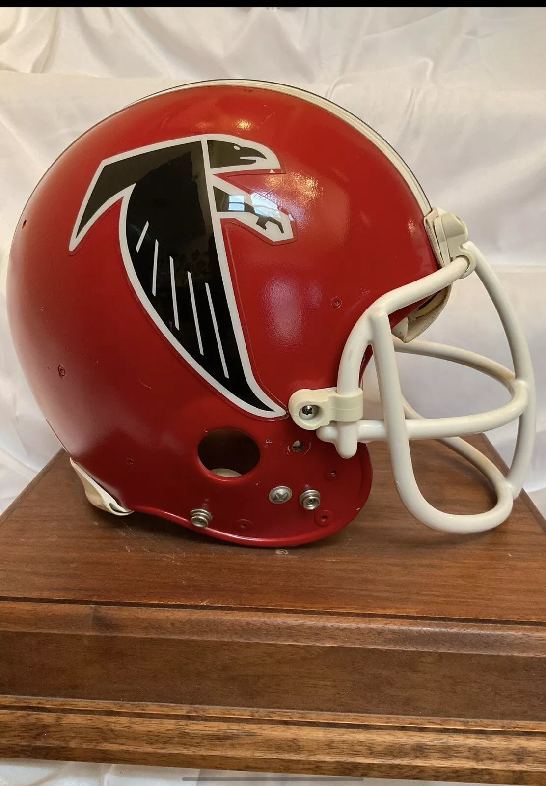 Vintage Riddell WD-1 Football Helmet Atlanta Falcons Bill Curry WESTBROOKSPORTSCARDS