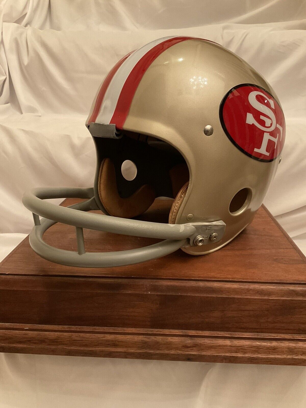 Wilson F-2013 Football Helmet Custom San Francisco 49ers 1973 RIDDell BD-9  WESTBROOKSPORTSCARDS