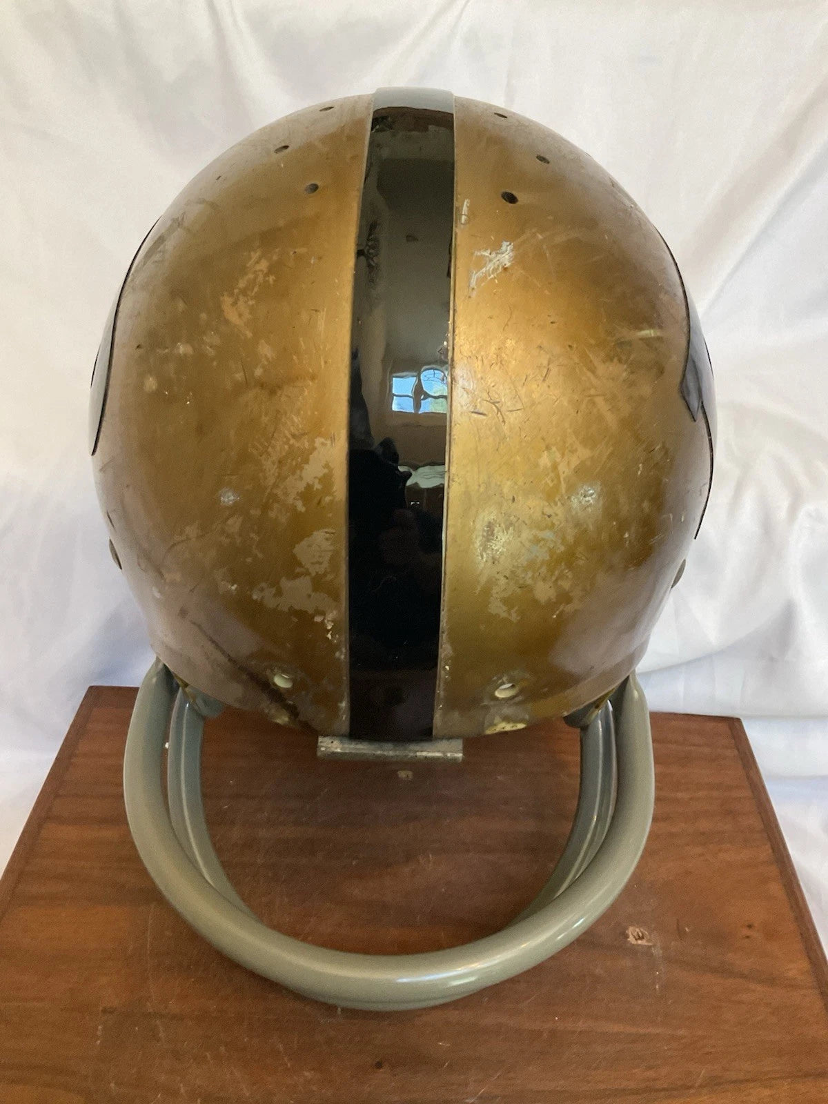 Vintage Game Used Riddell TK5 Kra-Lite Football Helmet Purdue Boilermakers? WESTBROOKSPORTSCARDS
