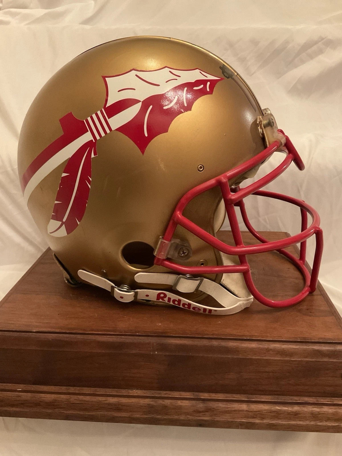 RIddell VSR Football Helmet Vintage Game Used 1988-90 Florida State Seminoles WESTBROOKSPORTSCARDS