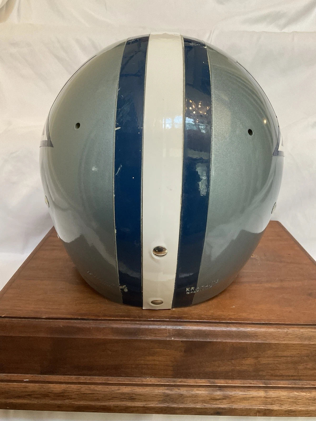 Original Vintage Riddell 1971 Dallas Cowboys Kra-Lite TK2 Game Football Helmet WESTBROOKSPORTSCARDS