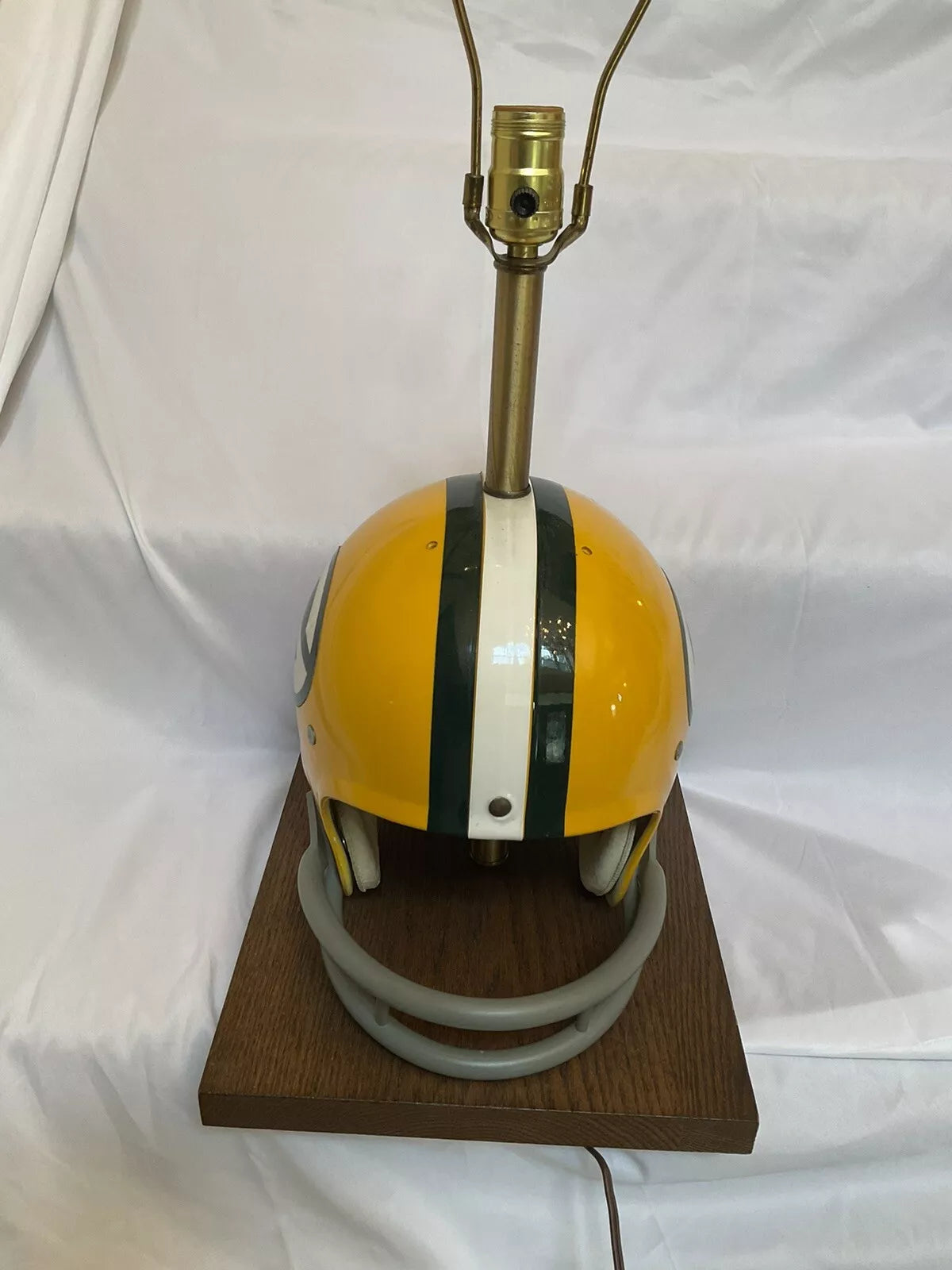 Vintage Original Riddell 1973 Green Bay Packers Kra-Lite Football Helmet Lamp  WESTBROOKSPORTSCARDS