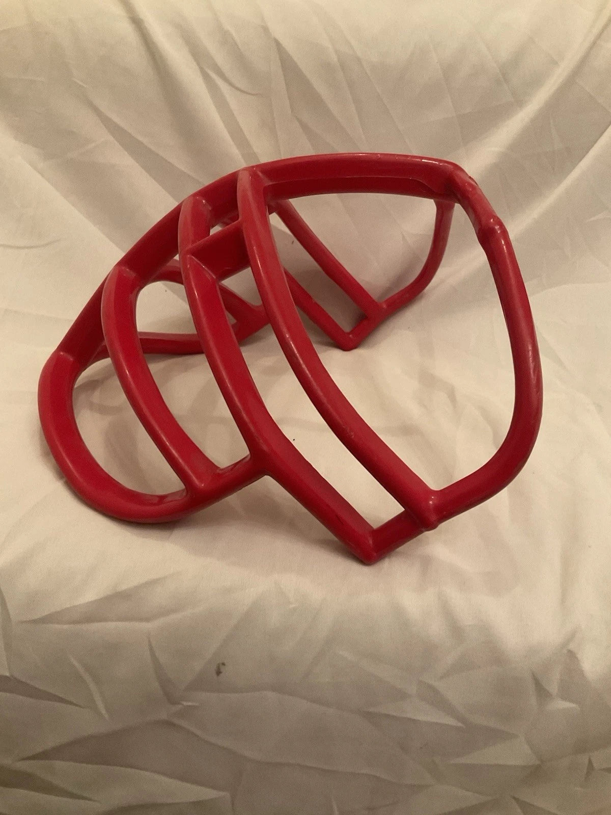 Vintage Riddell 1990s DoubleWire Kra-Lite NJOP Red Football Helmet Facemask Rare WESTBROOKSPORTSCARDS