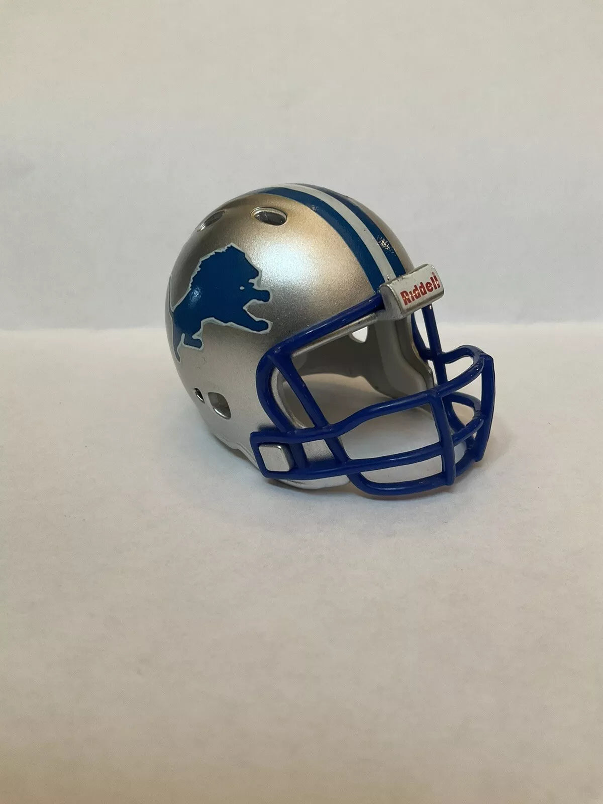 Detroit Lions Custom Riddell Throwback Pocket Pro Helmet  WESTBROOKSPORTSCARDS