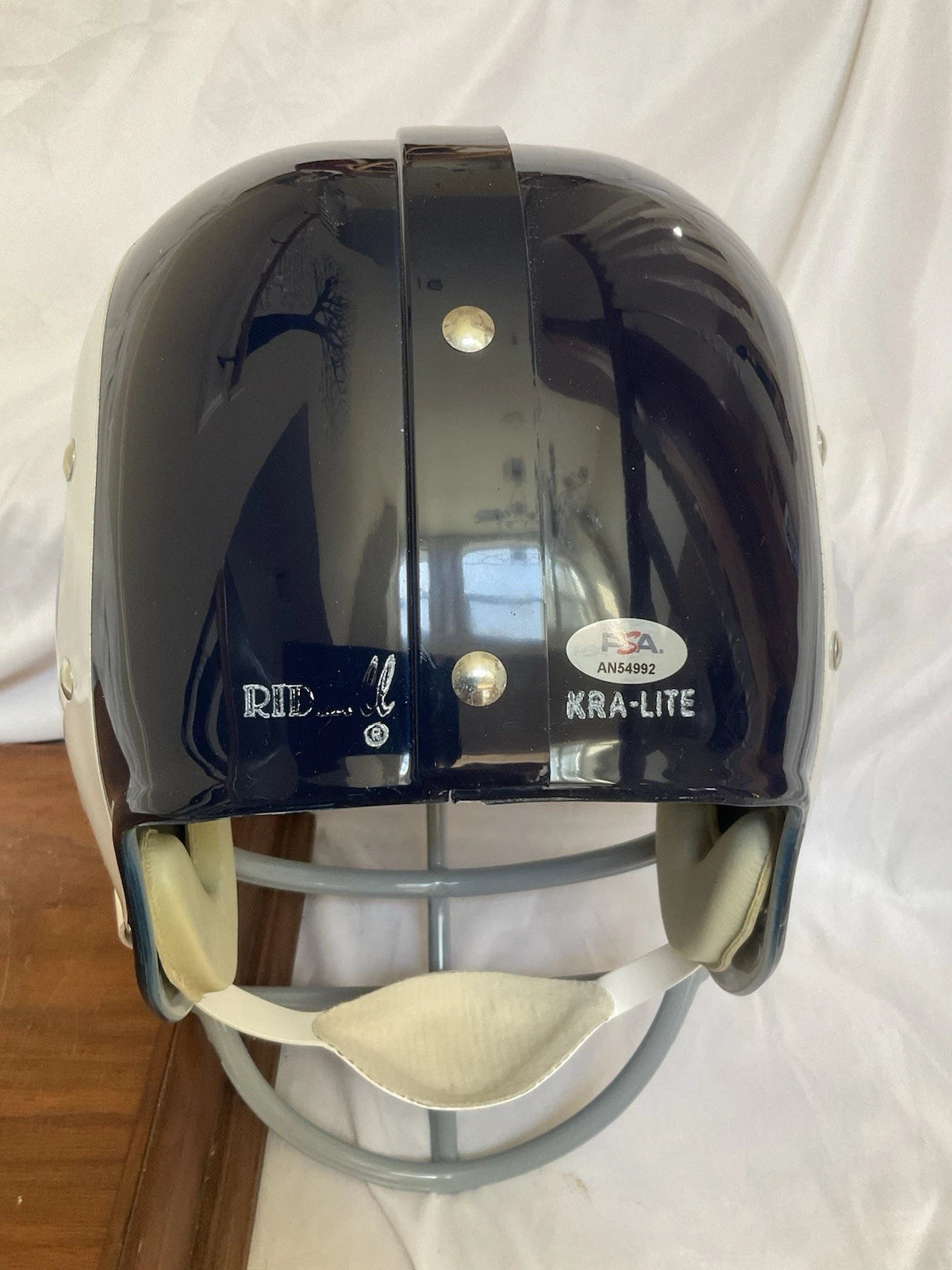 Riddell Kra-Lite RK2 Football Helmet Los Angeles Rams Deacon Jones Autographed WESTBROOKSPORTSCARDS