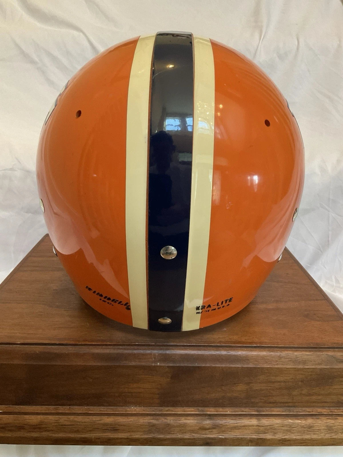 Original Riddell 1972 Florida Gators Kra-Lite TK2 Game Football Helmet WESTBROOKSPORTSCARDS