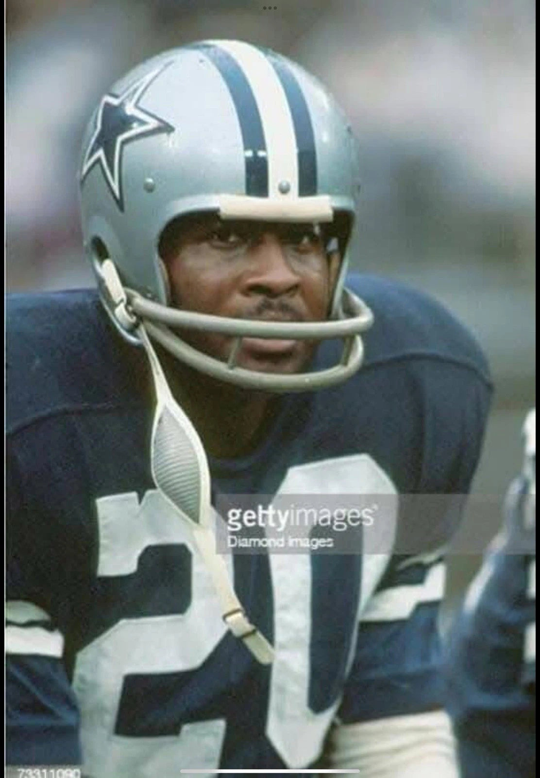 Original Vintage Riddell 1971 Dallas Cowboys Kra-Lite TK2 Game Football Helmet WESTBROOKSPORTSCARDS