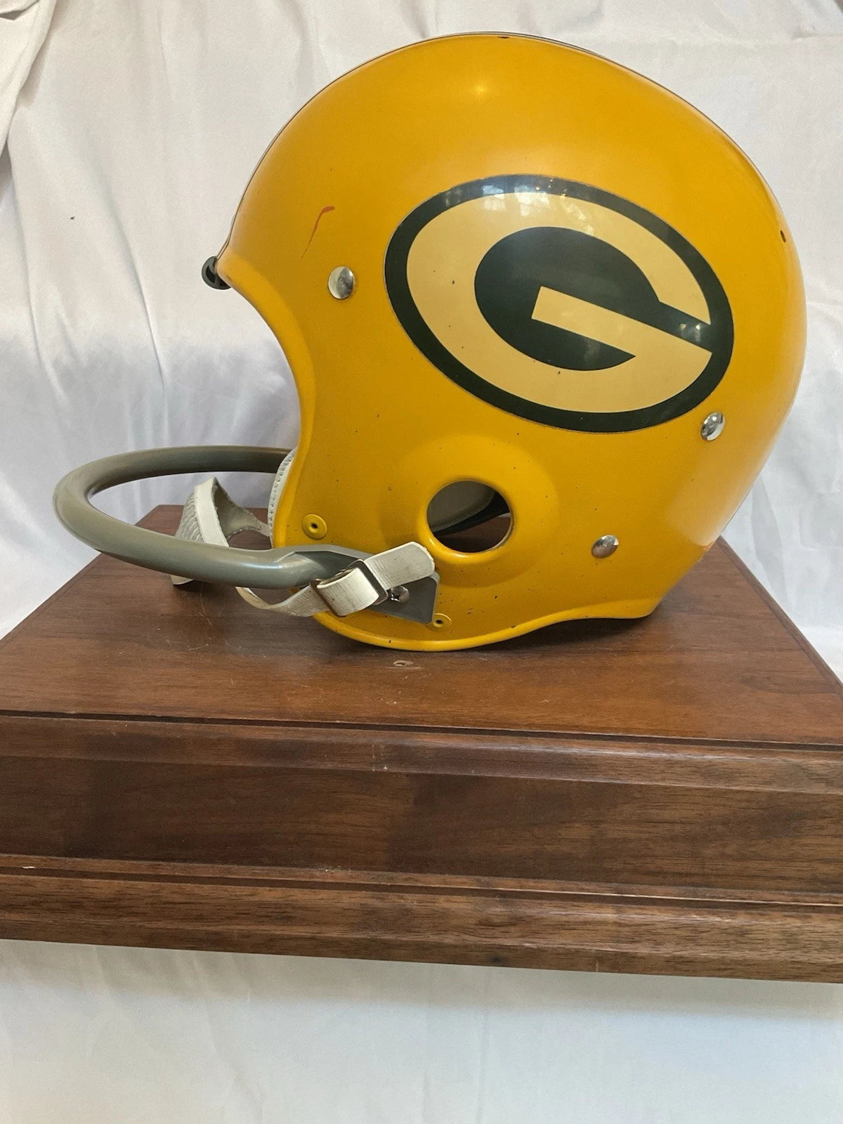 Vintage Riddell Kra-Lite TK2 Football Helmet Green Bay Packers Max McGee WESTBROOKSPORTSCARDS