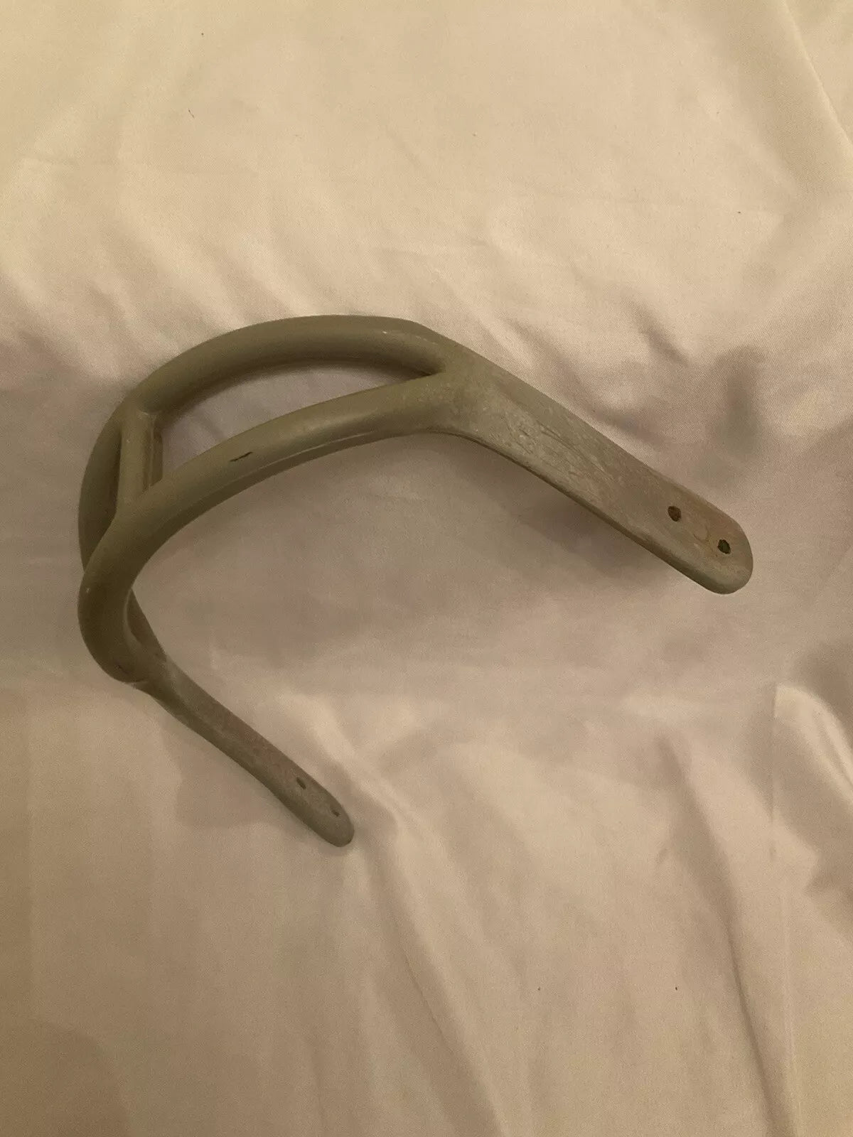 ORIGINAL Gray Rawlings 2-Bar 1960s Facemask Suspension Helmet Wilson RIDDell WESTBROOKSPORTSCARDS