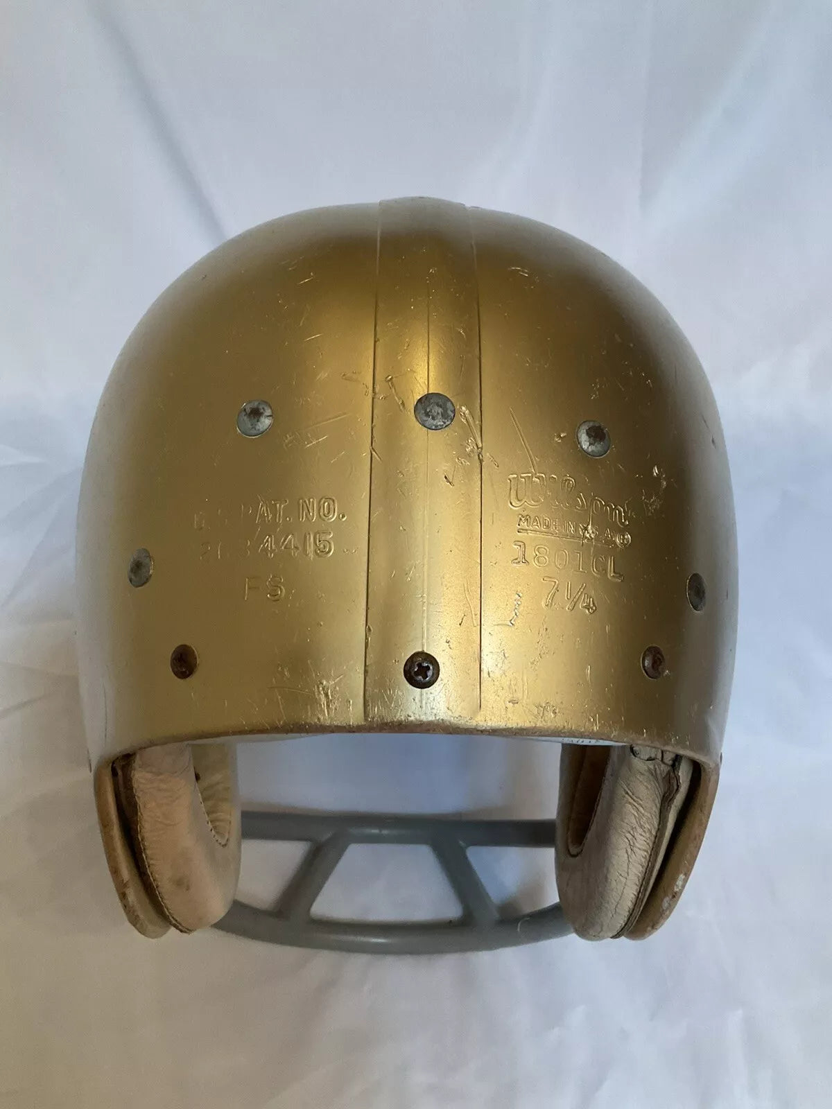 Vintage 1970s Wilson Football Helmet Notre Dame Fighting Irish Joe Theismann Sports Mem, Cards & Fan Shop:Fan Apparel & Souvenirs:Football-NFL Wilson