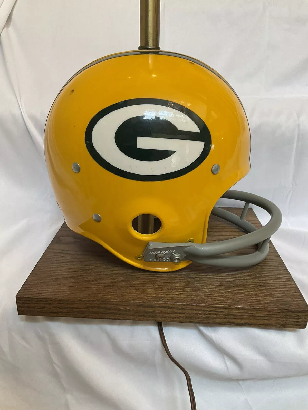 Vintage Original Riddell 1973 Green Bay Packers Kra-Lite Football Helmet Lamp  WESTBROOKSPORTSCARDS