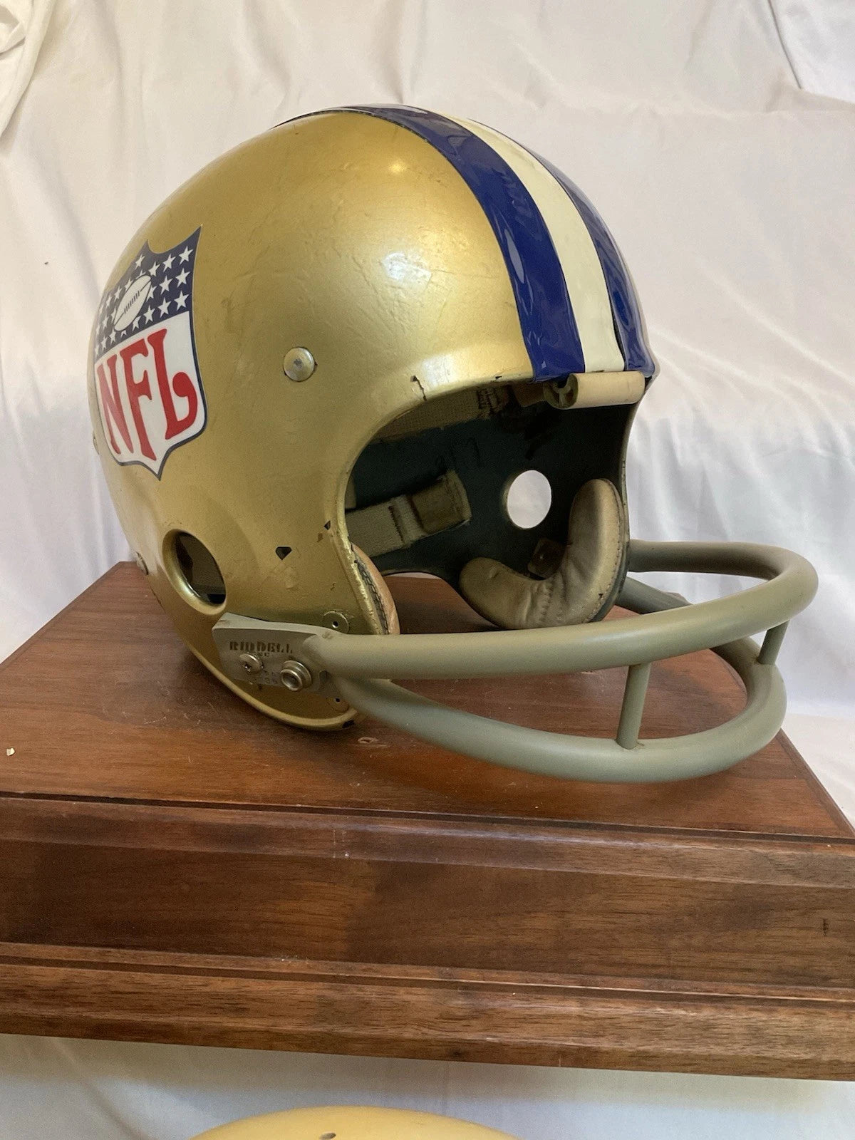 Vintage Riddell 1968 RAC-H2 Kra-Lite Football Helmet Custom 1969 NFL Pro Bowl WESTBROOKSPORTSCARDS
