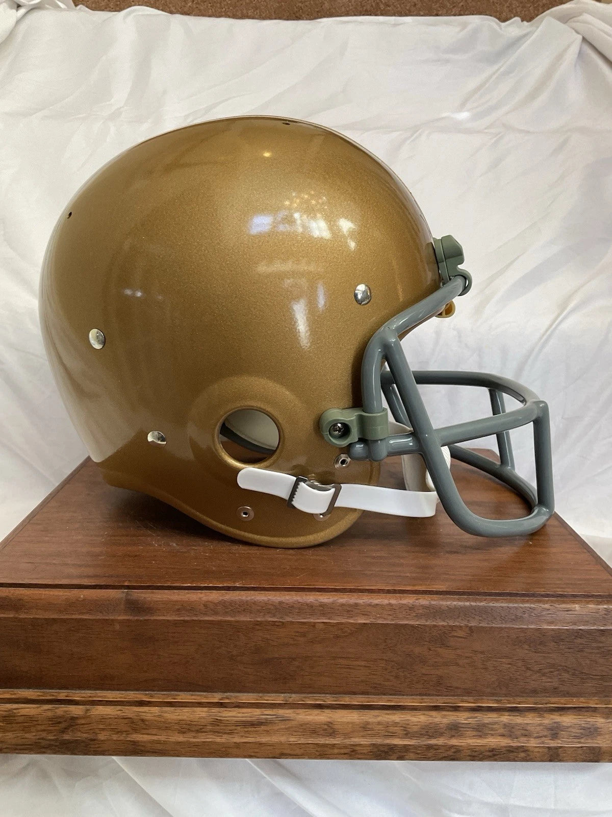 Custom Notre Dame Fighting Irish TK Style Suspension Football Helmet WESTBROOKSPORTSCARDS