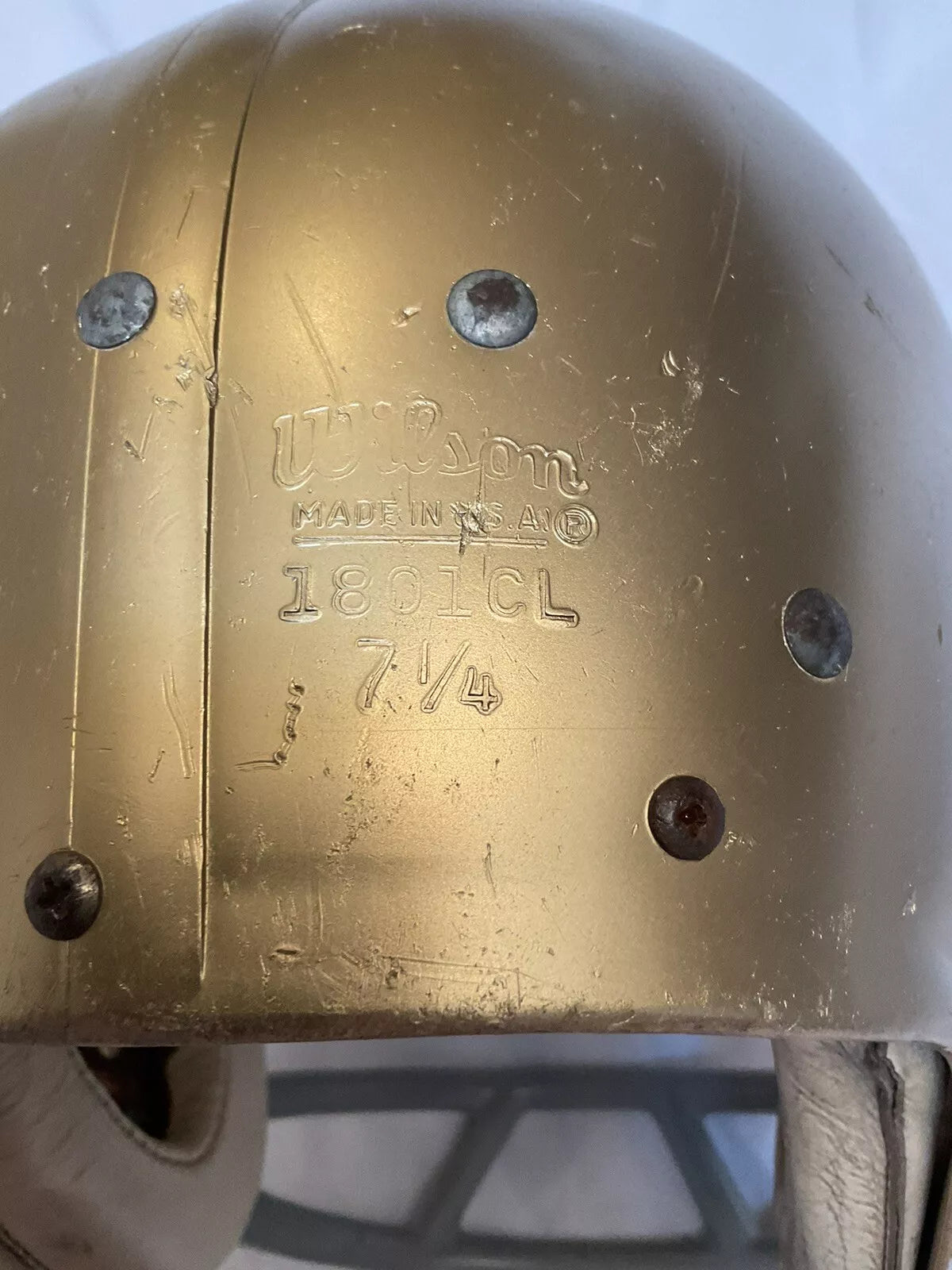 Vintage 1970s Wilson Football Helmet Notre Dame Fighting Irish Joe Theismann Sports Mem, Cards & Fan Shop:Fan Apparel & Souvenirs:Football-NFL Wilson