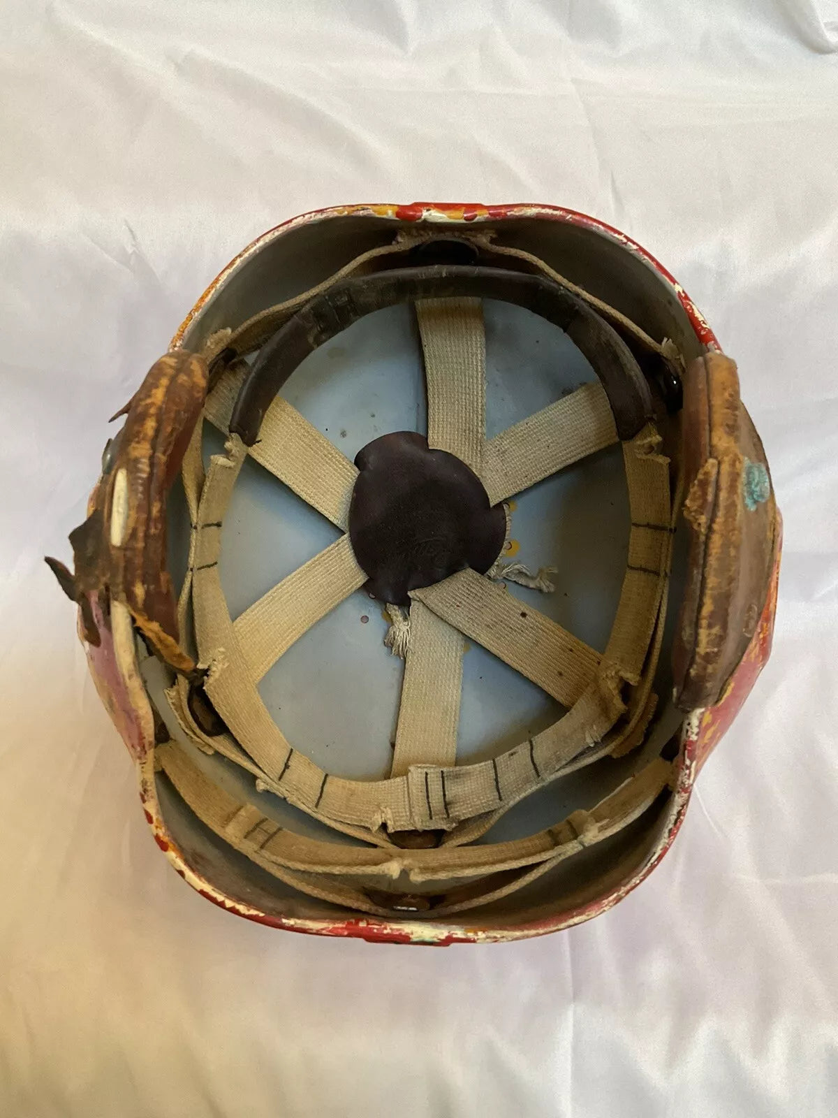 Vintage Original 1950s Riddell RT2 Football Helmet WESTBROOKSPORTSCARDS