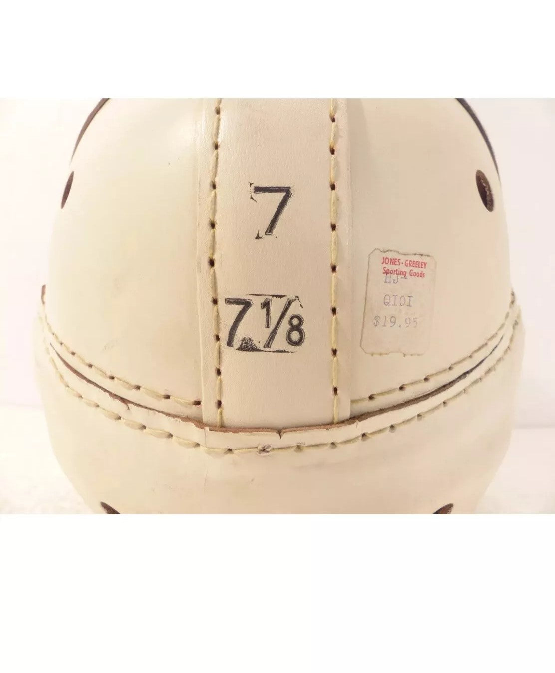 Minty MacGregor Authentic H620 Leather Suspension Football Helmet Size 7 1/8 WESTBROOKSPORTSCARDS