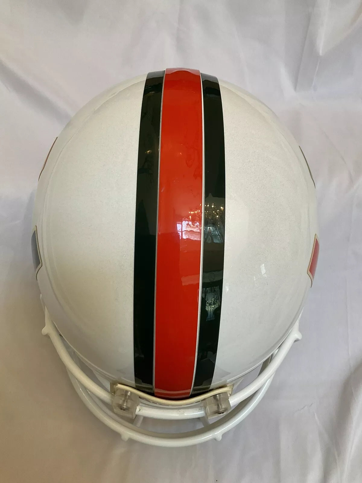 RIddell VSR4 Football Helmet Officially Licensed University Of Miami Hurricanes  WESTBROOKSPORTSCARDS