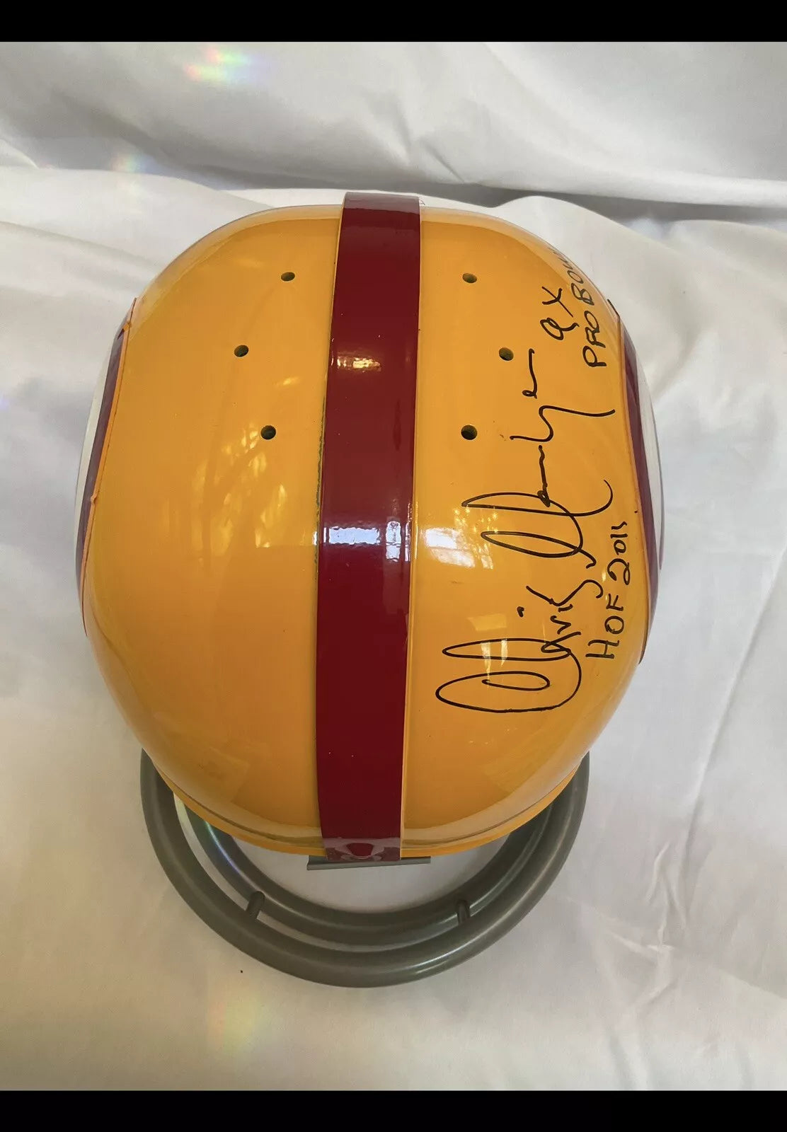 Chris Hanburger Autographed RK2 Style Washington Redskins Football Helmet WESTBROOKSPORTSCARDS