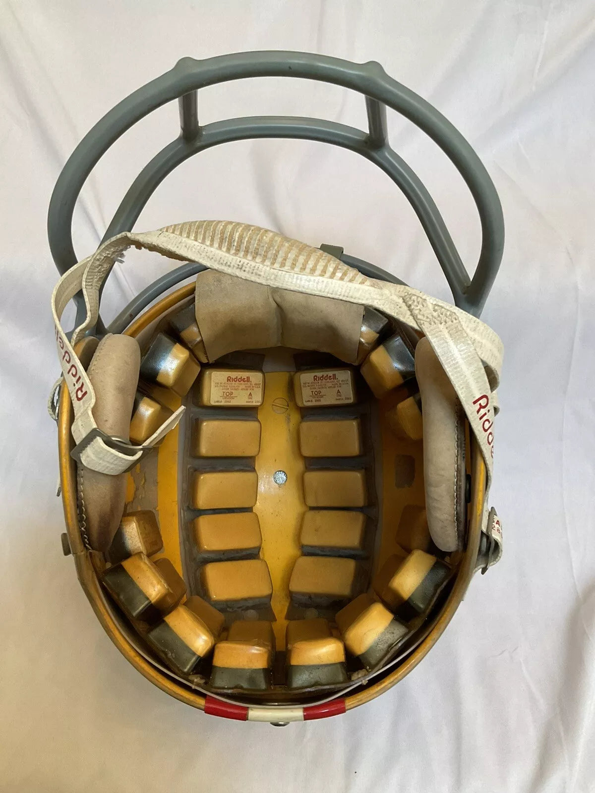 Vintage 1978 Riddell PAC3 Football Helmet San Francisco 49ers Schutt Red Dot OPO  WESTBROOKSPORTSCARDS