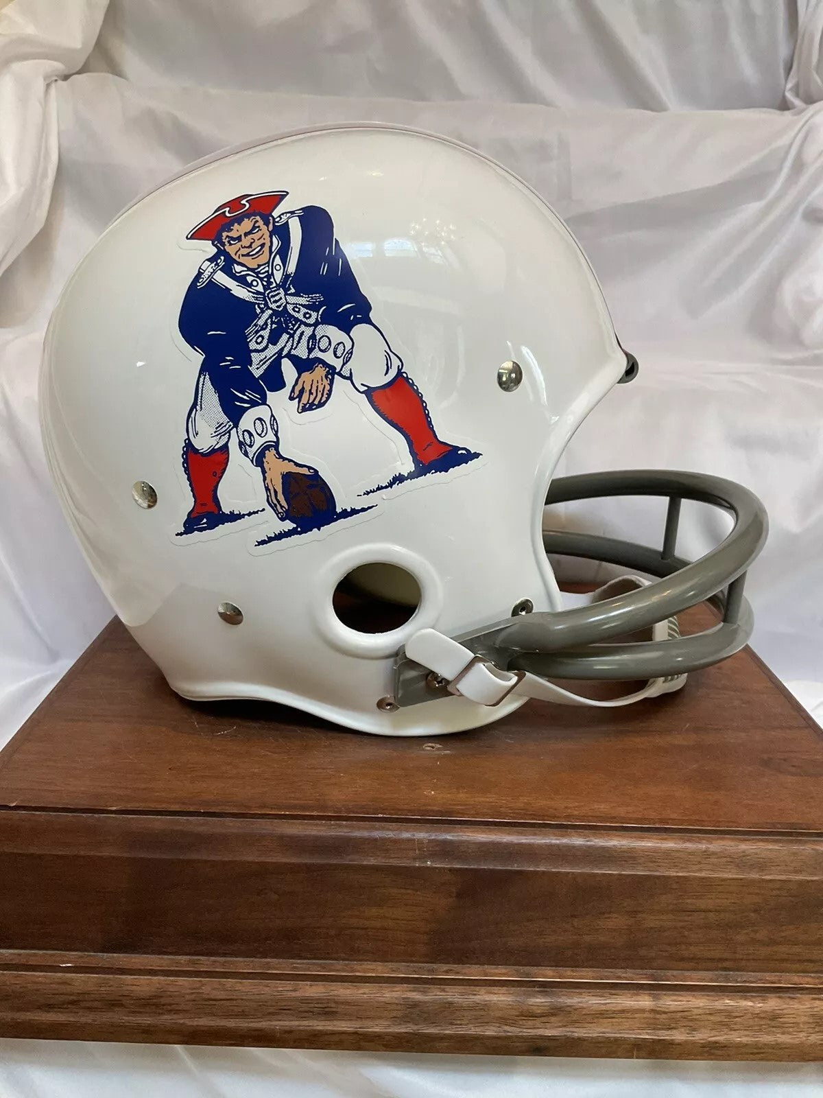RK2 Vintage Style 1963 Boston Patriots Custom Football Helmet Thin Mil Decals  WESTBROOKSPORTSCARDS