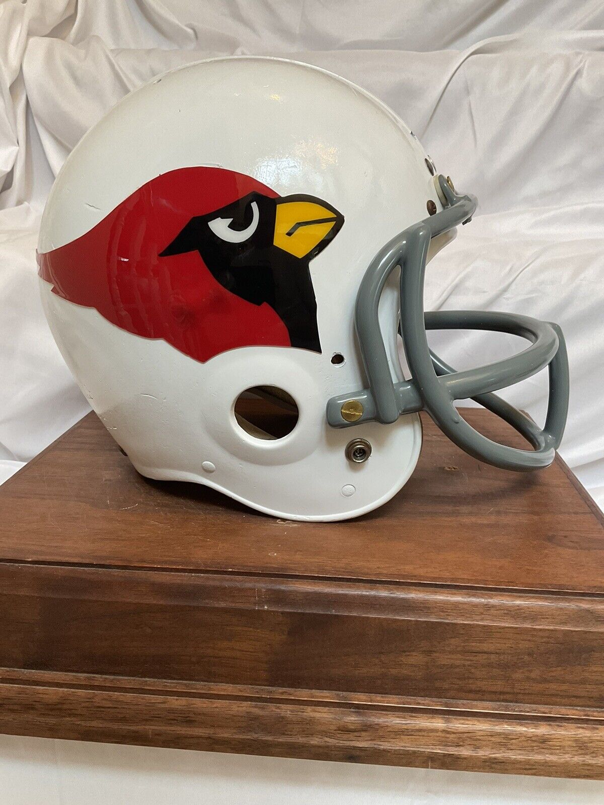 Original Vintage Wilson Football Helmet Custom St. Louis Cardinals Butterfly OPO  WESTBROOKSPORTSCARDS