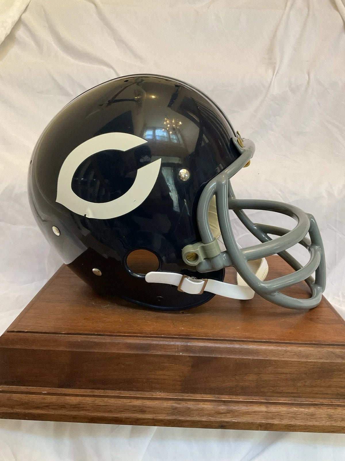 Original Riddell 1971 Chicago Bears Kra-Lite TK2 Game Football Helmet Butkus WESTBROOKSPORTSCARDS