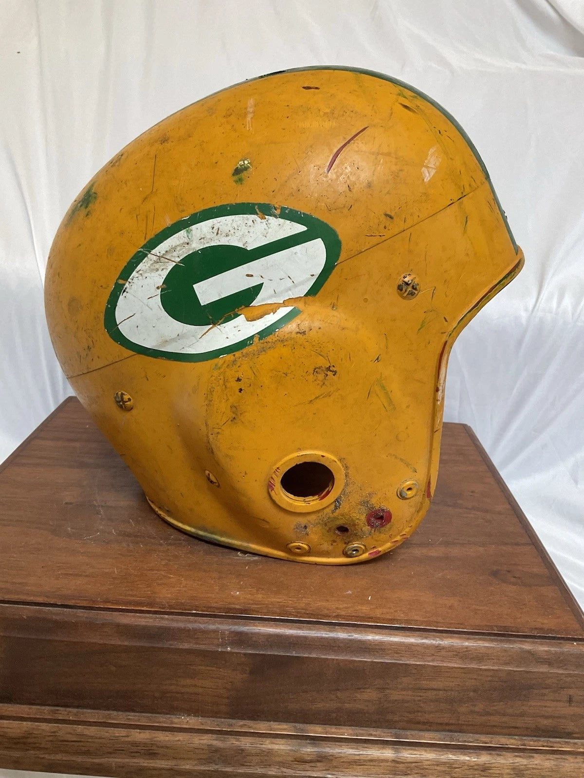 Vintage Original Rawlings Cy-Co-Lite HC Suspension Football Helmet Packers WESTBROOKSPORTSCARDS