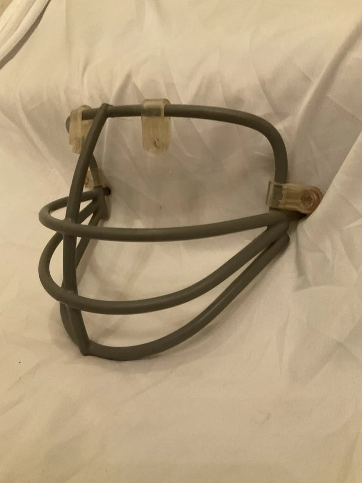 Original Vintage Riddell NJOP Football Helmet Gray Face Mask Fits TK Helmets! WESTBROOKSPORTSCARDS